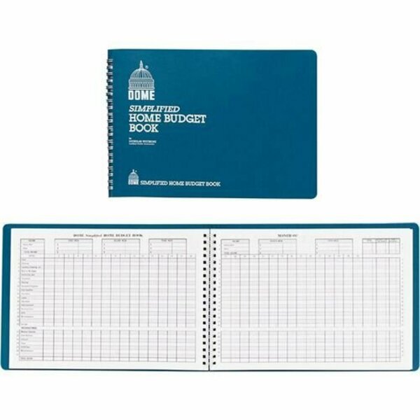 Dome Publishing Co HOME BUDGET BOOK, 64 PAGES, 10-1/2X7-1/2 DOM840